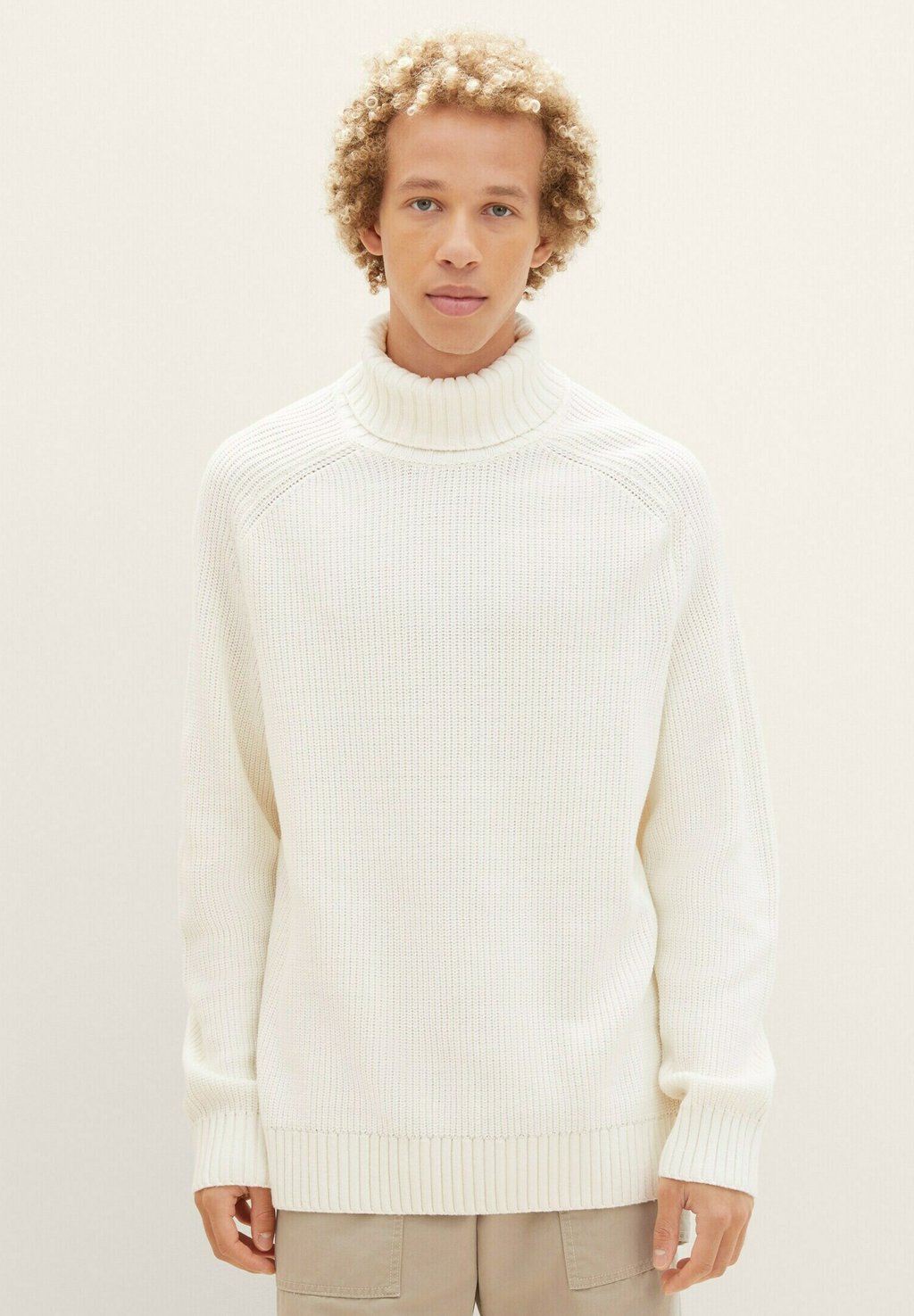 Вязаный свитер TOM TAILOR DENIM, цвет white