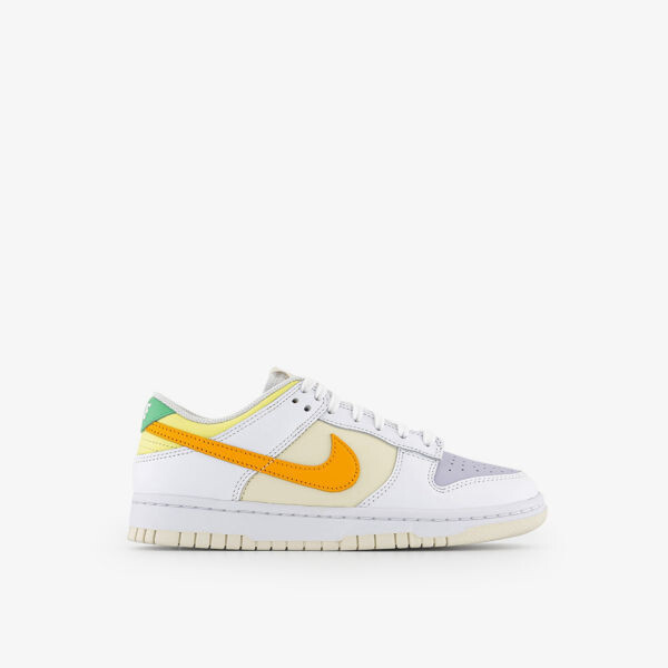 

Кожаные кроссовки Dunk Low с низким берцем Nike, белый
