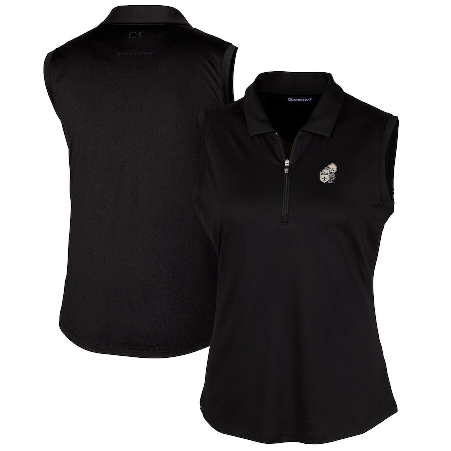 

Поло без рукавов Cutter & Buck New Orleans Saints, черный