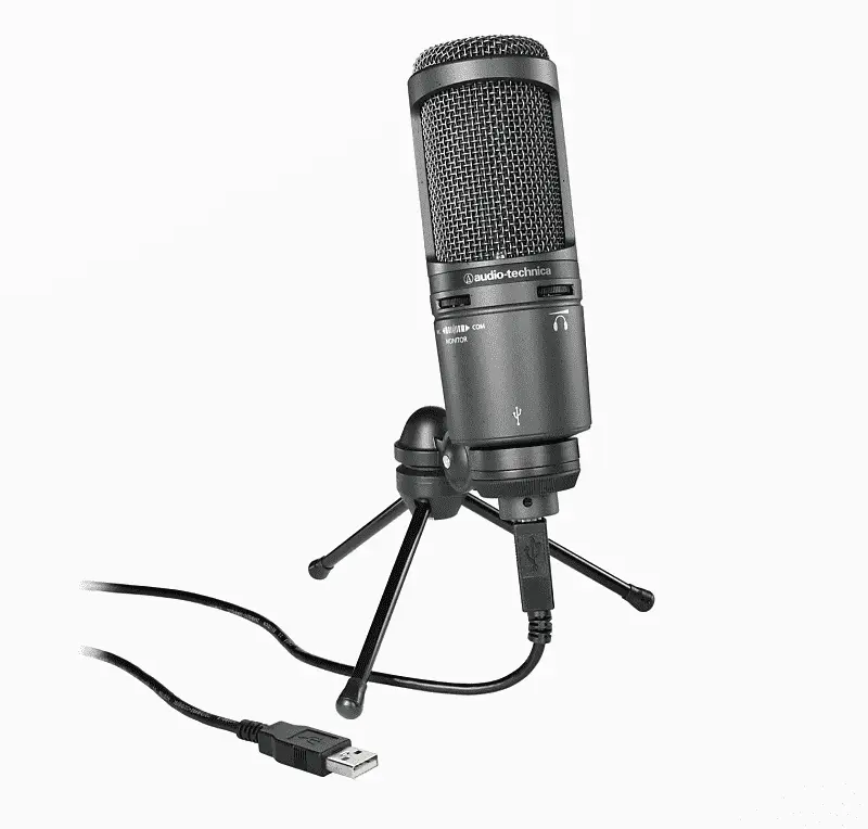 Конденсаторный микрофон Audio-Technica AT2020 USB+