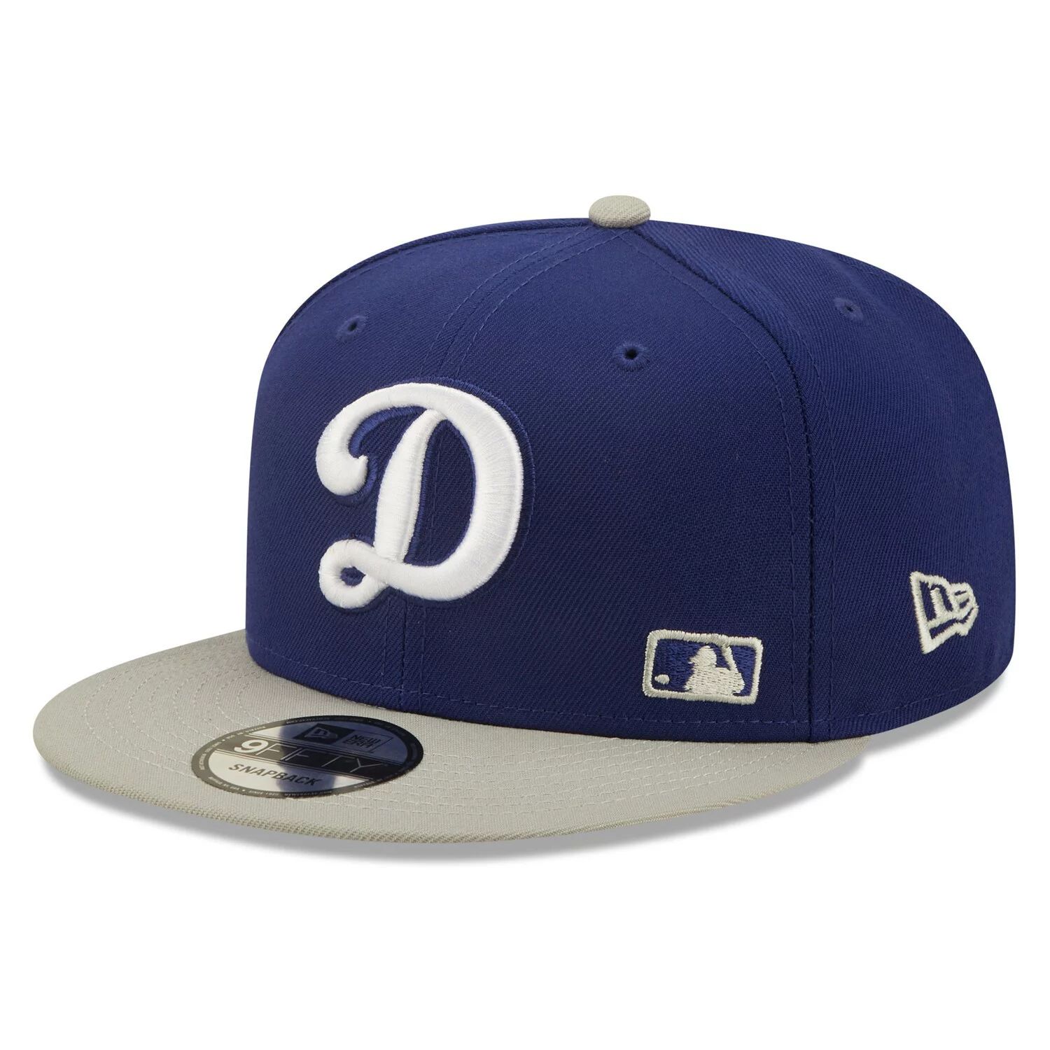 Мужская кепка New Era Royal/серая Los Angeles Dodgers Flawless 9FIFTY Snapback