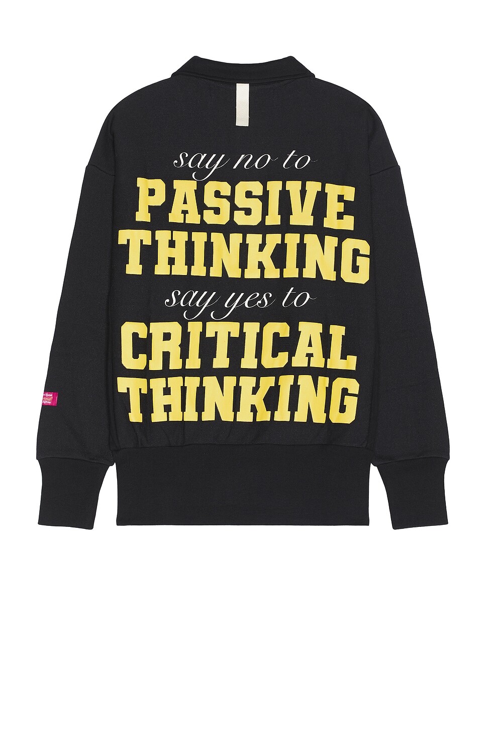 

Свитер мужской Critical Thinking Collared Crew Advisory Board Crystals, цвет Black Onyx