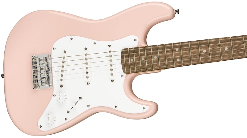 Электрогитара Squier Mini Stratocaster Electric Guitar Laurel Fingerboard Shell Pink