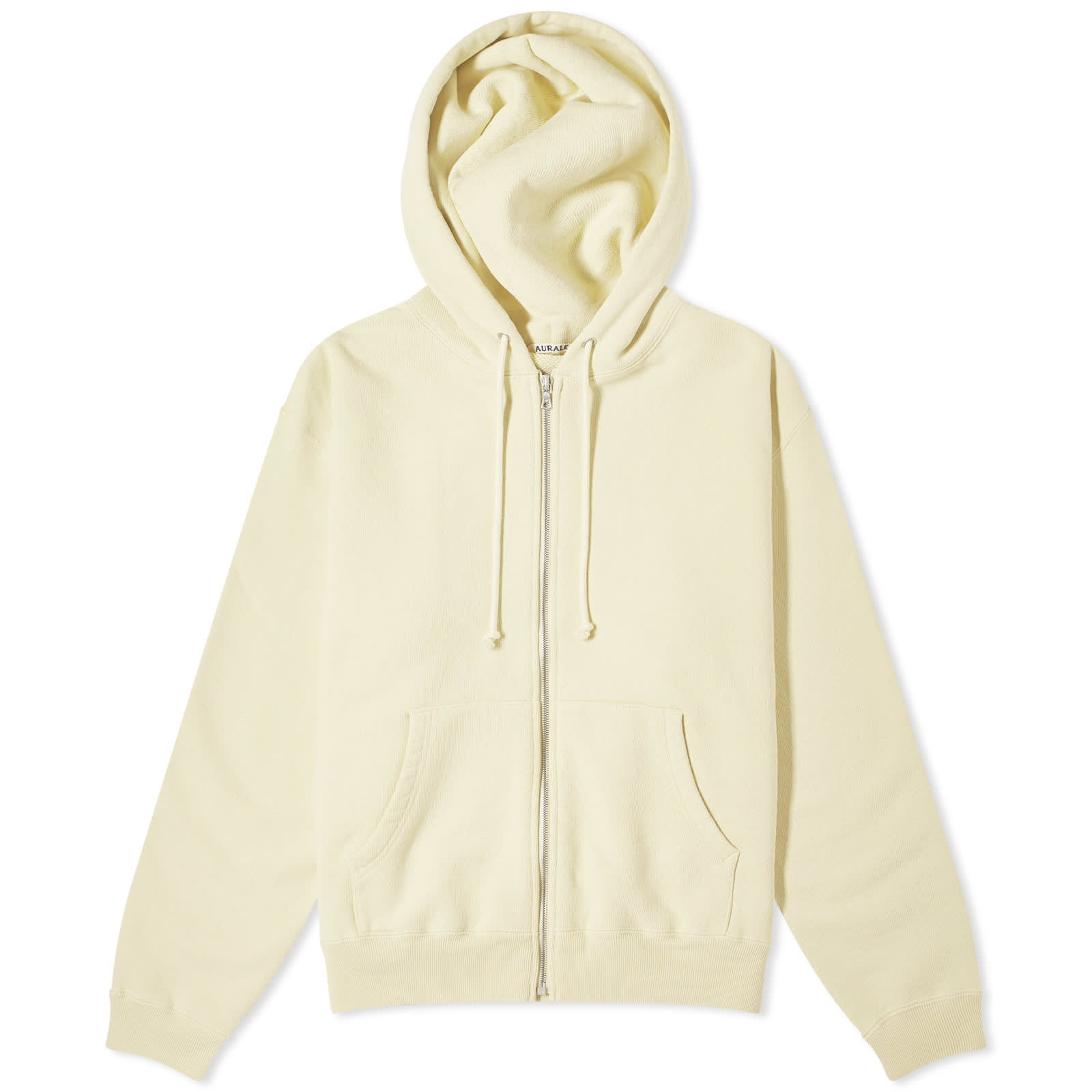 

Худи Auralee Heavy Sweat Zip Hoody, цвет Light Yellow