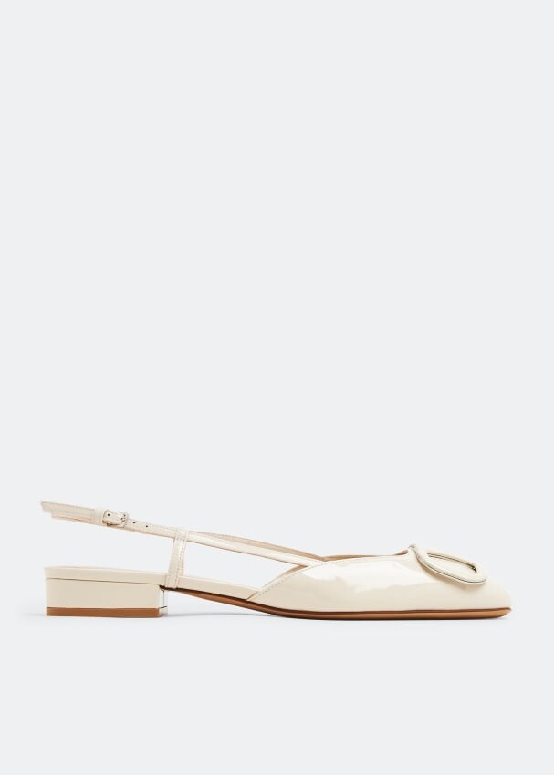 

Туфли Valentino Garavani VLogo Signature Slingback, белый