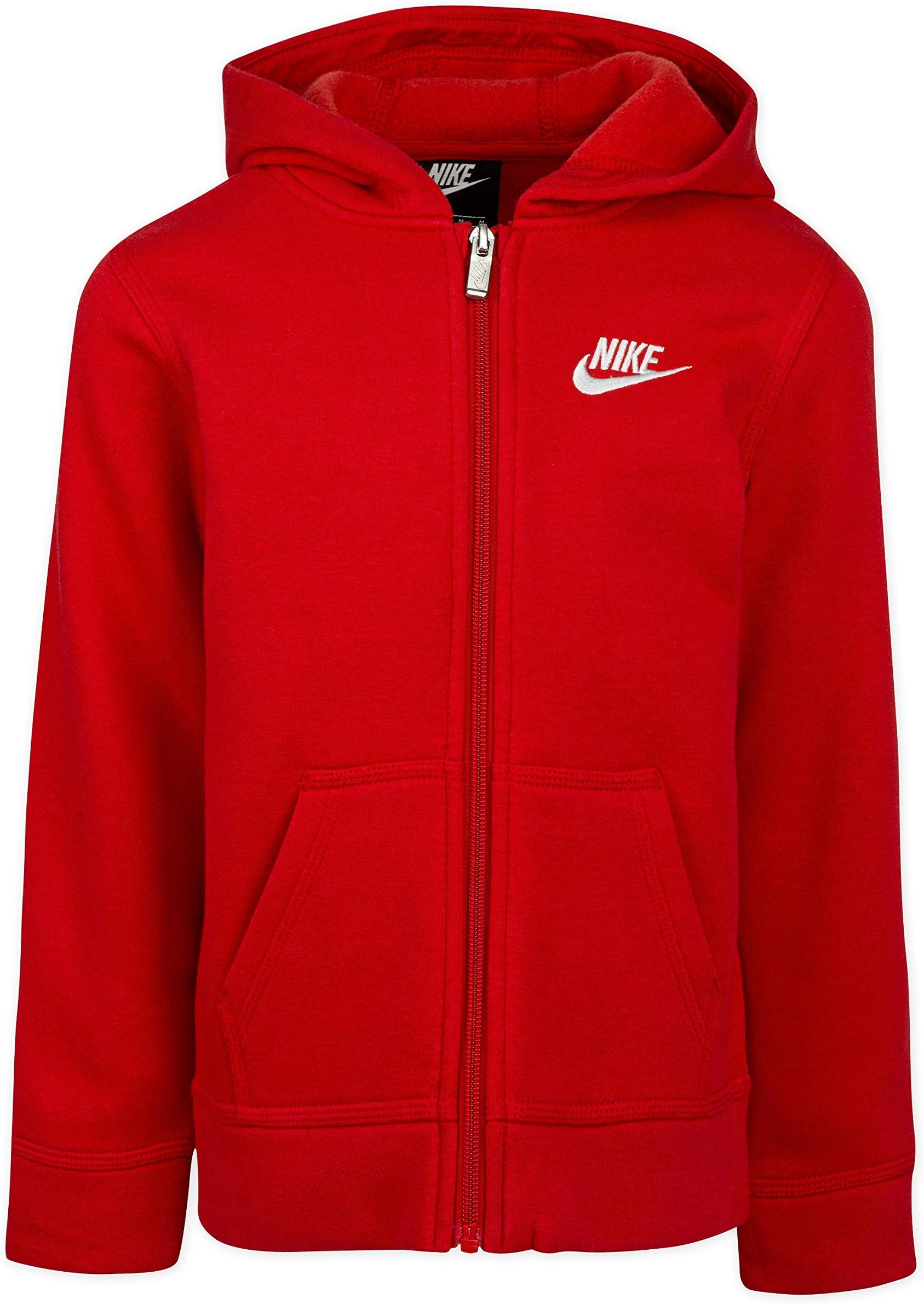 

Худи Nike Club Fleece Full Zip Hoodie, цвет University Red