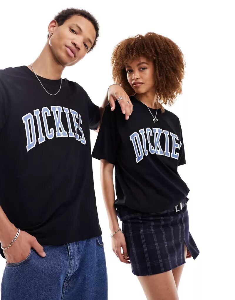 

Черная футболка Dickies Aitken с большим логотипом