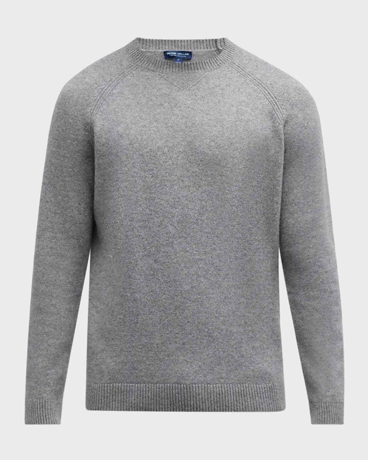 

Мужской свитер с круглым вырезом из шерсти бриара и кашемира Peter Millar, цвет Gale Grey