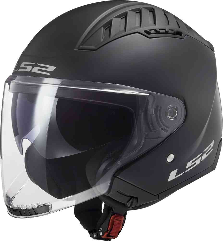 цена OF600 Реактивный шлем для вертолета LS2, черный мэтт