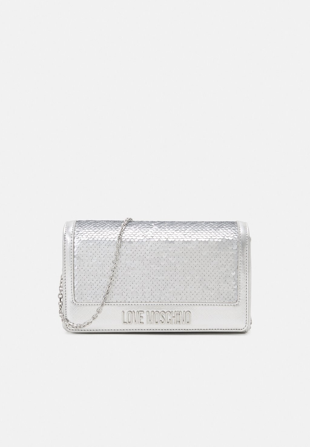 

Клатч Love Moschino SMART DAILY BAG, серебристый