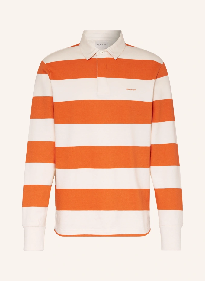Вязаная рубашка-поло Gant, оранжевый