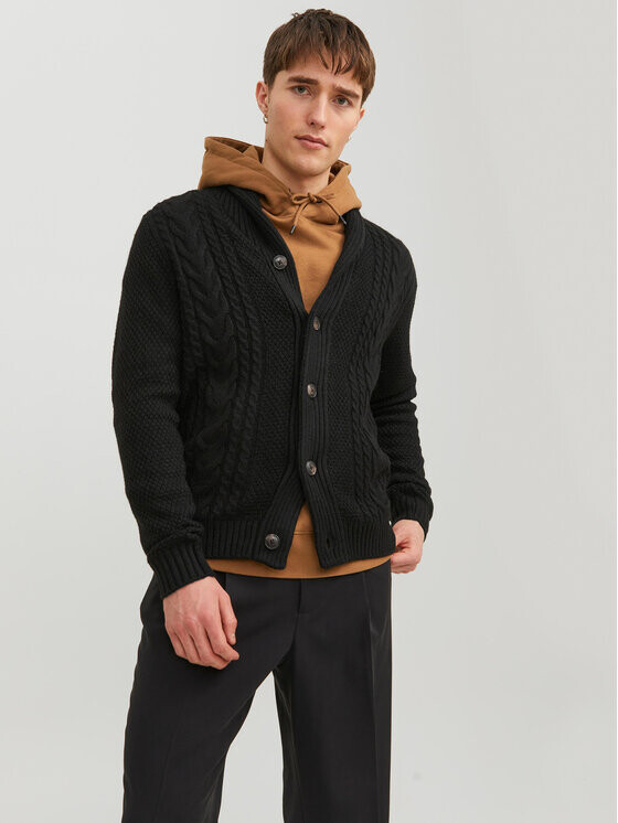 

Кардиган стандартного кроя Jack&Jones, черный