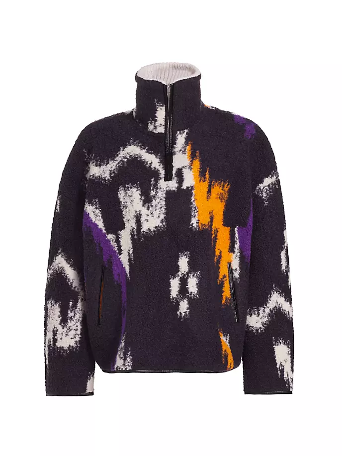 

Флисовая куртка Marner Isabel Marant Étoile, фиолетовый