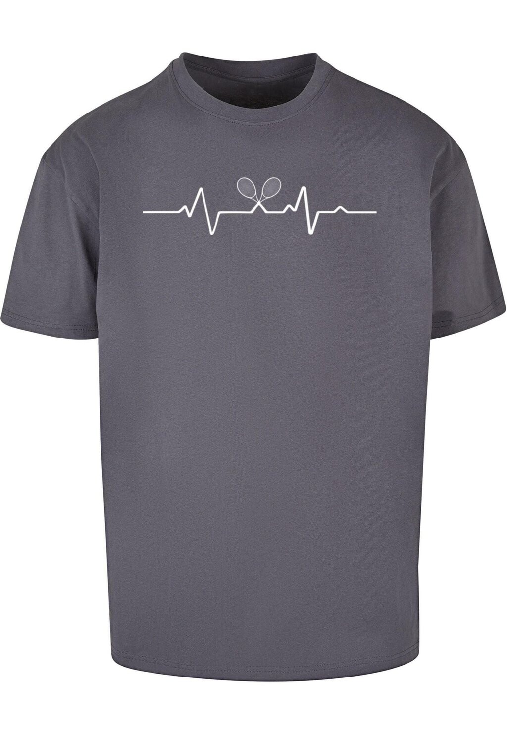

Футболка с принтом TENNIS BEATS HEAVY Merchcode, цвет darkgrey