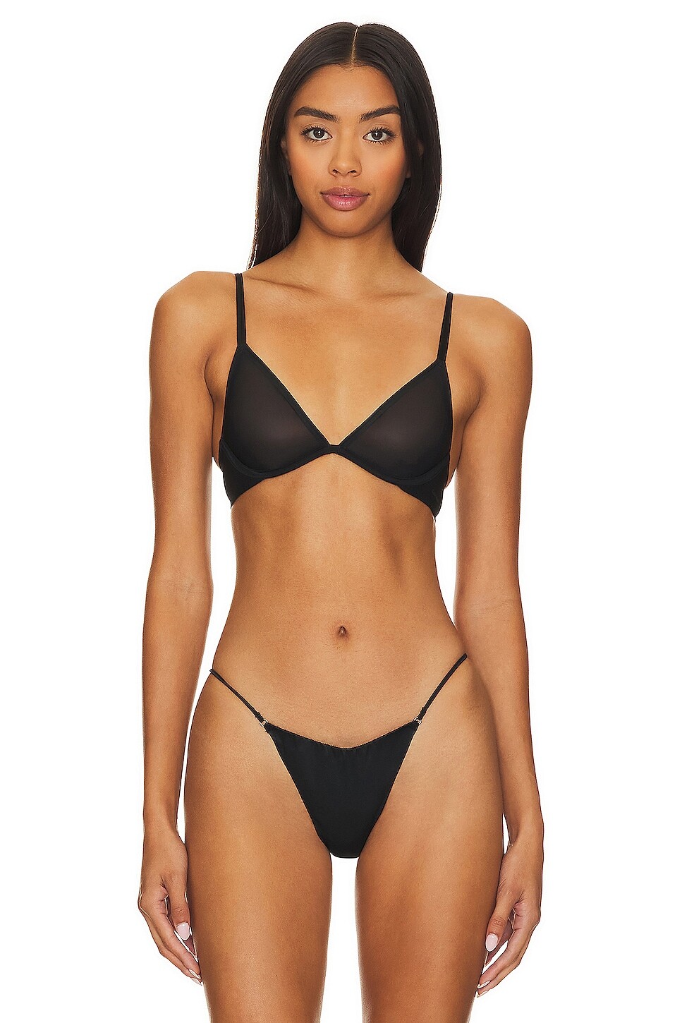 

Бюстгальтер Calvin Klein Underwear Sheer Marq Unlined, черный