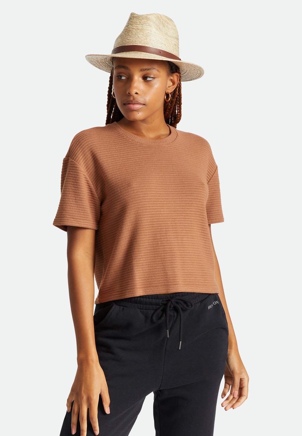 

Шляпа MESSER FEDORA UNISEX Brixton, цвет natural