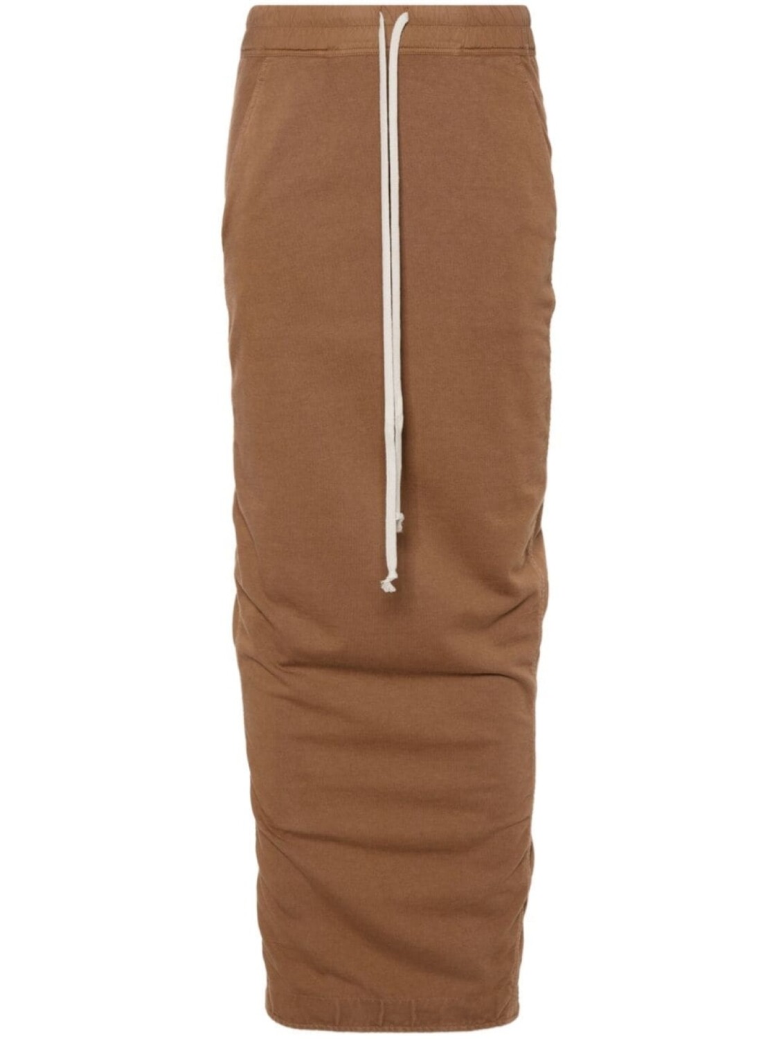 

Rick Owens DRKSHDW юбка миди из джерси, коричневый