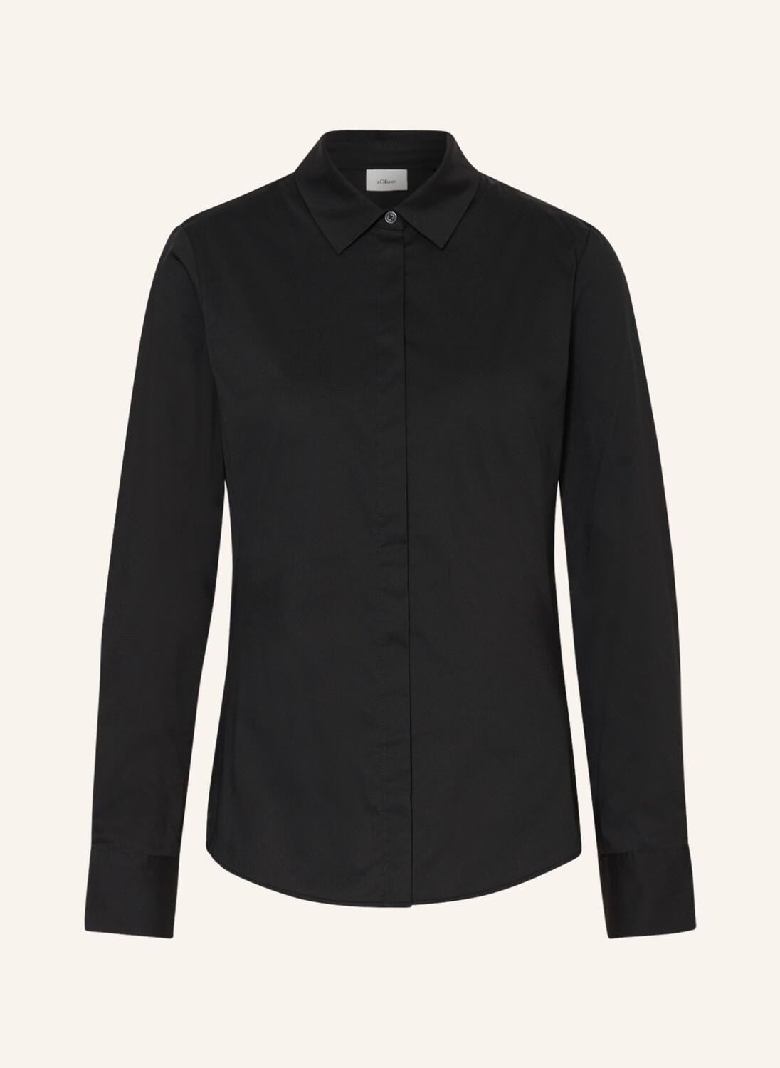 

Рубашка блузка s.Oliver BLACK LABEL, черный