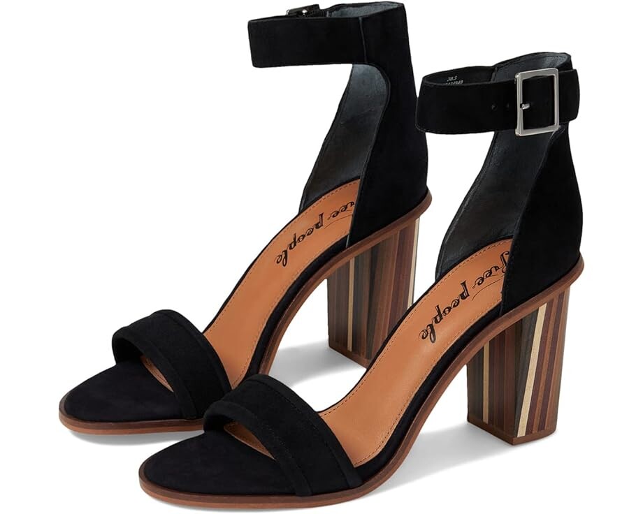 цена Туфли Free People Serenity Heel, цвет Black Suede