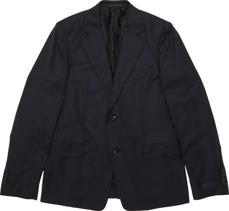 

Куртка Lanvin Single Breasted Flap Pockets 'Navy Blue', синий