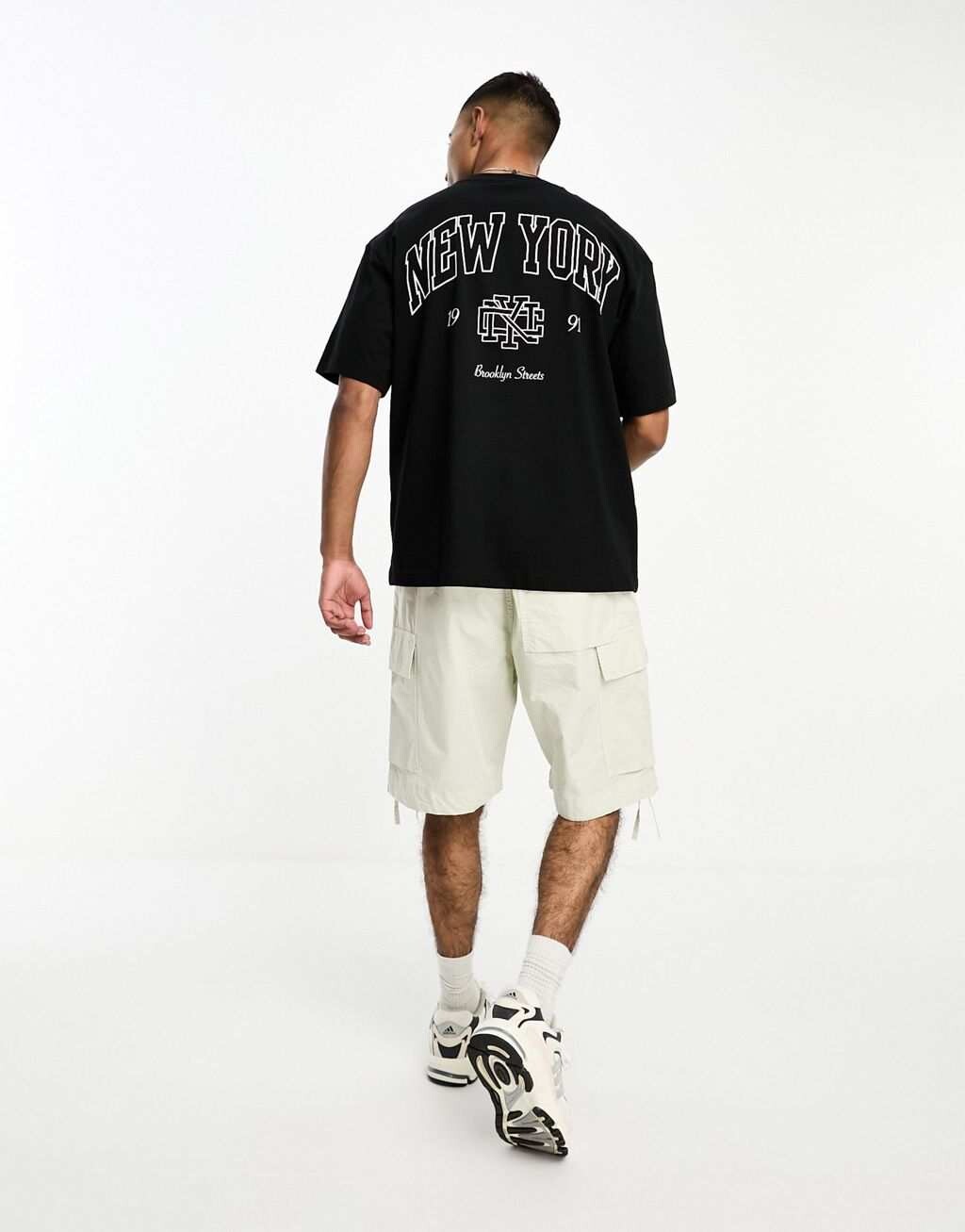

Черная футболка Pull&Bear New York City, Черный