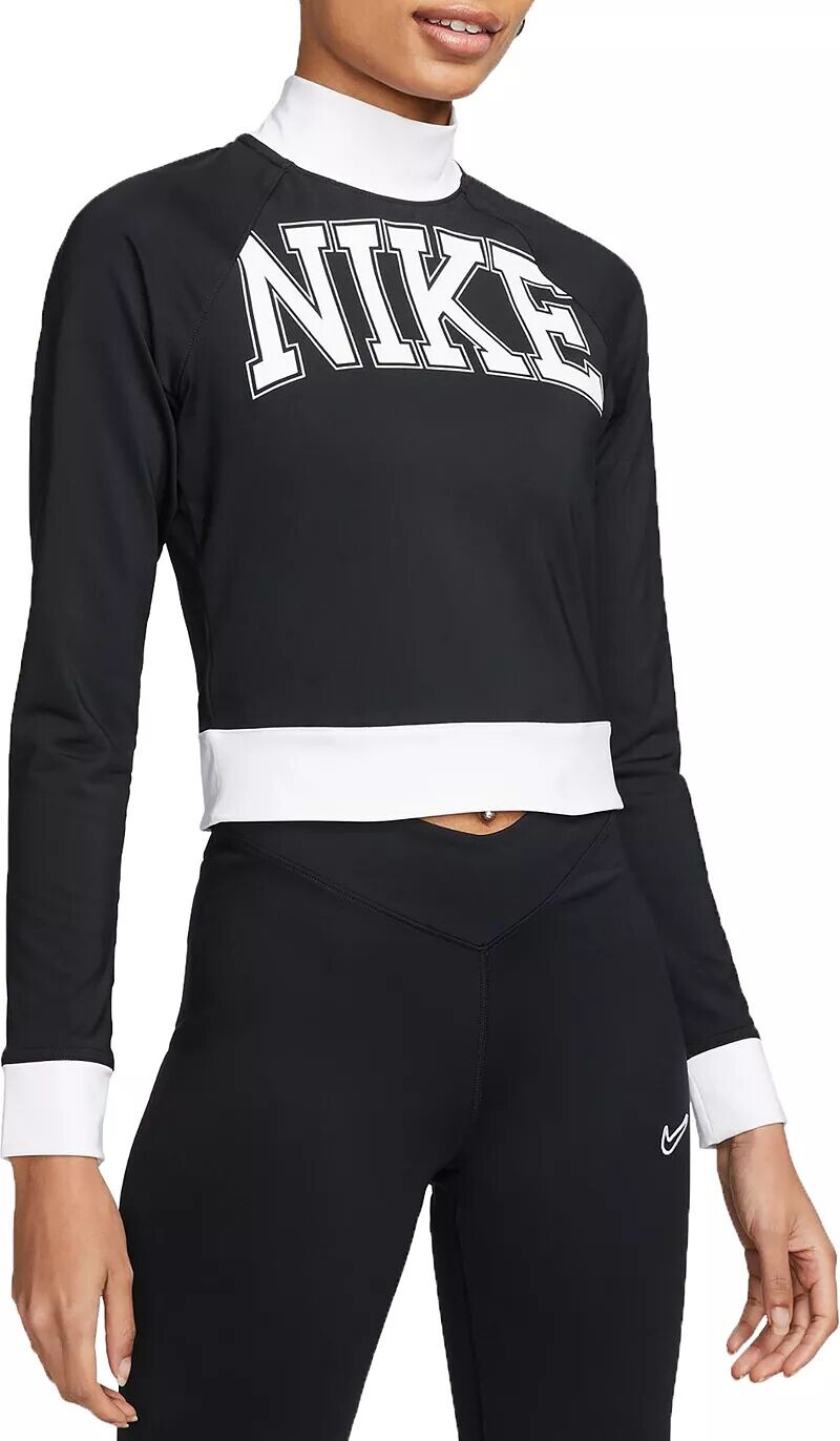 

Женская спортивная одежда Nike Рубашка с длинными рукавами Nike, черный