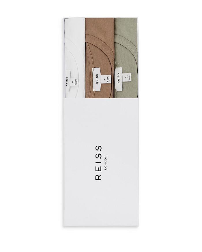 

Футболки REISS Bless Slim Fit с круглым вырезом — 3 шт, мультиколор
