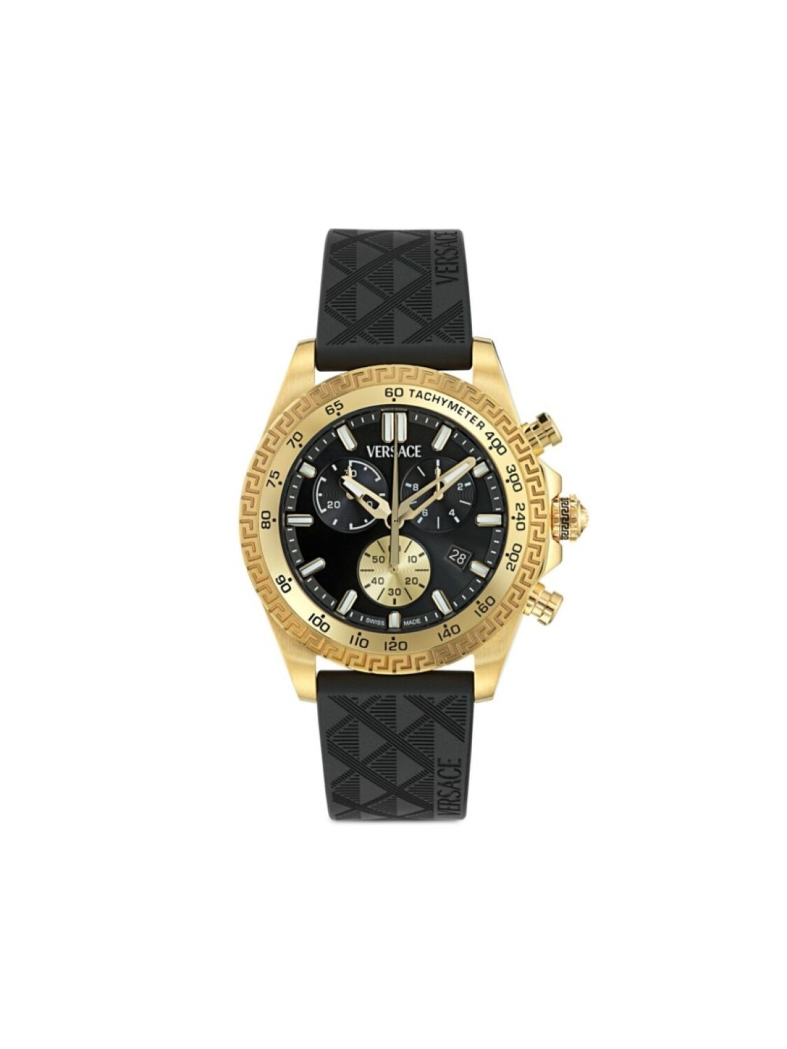 

Versace кварцевые наручные часы 45 мм, черный