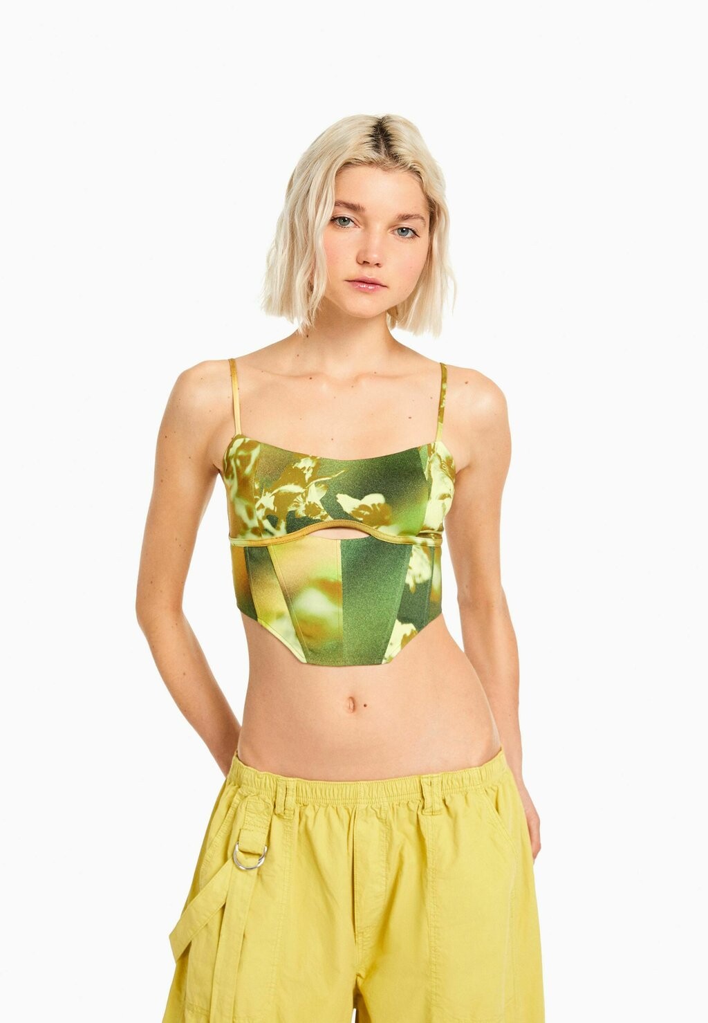

Топ Bershka, зеленый