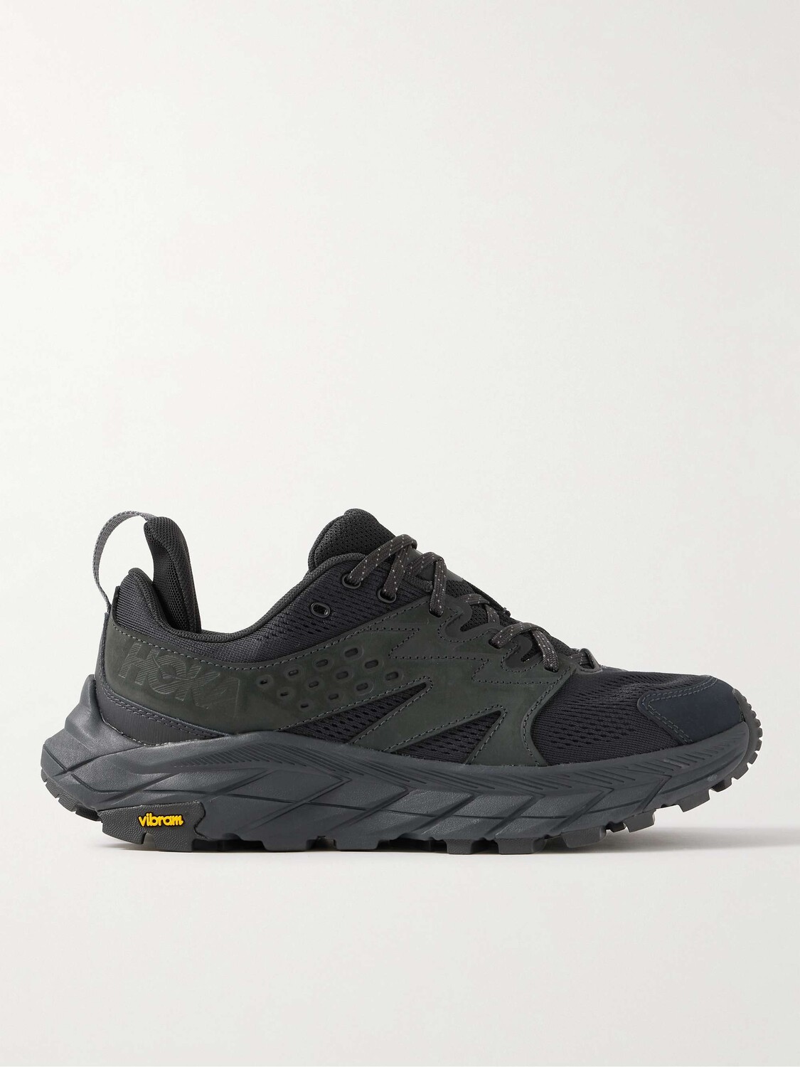 

Беговые кроссовки Anacapa Breeze с сетчатой отделкой из замши HOKA ONE ONE, черный