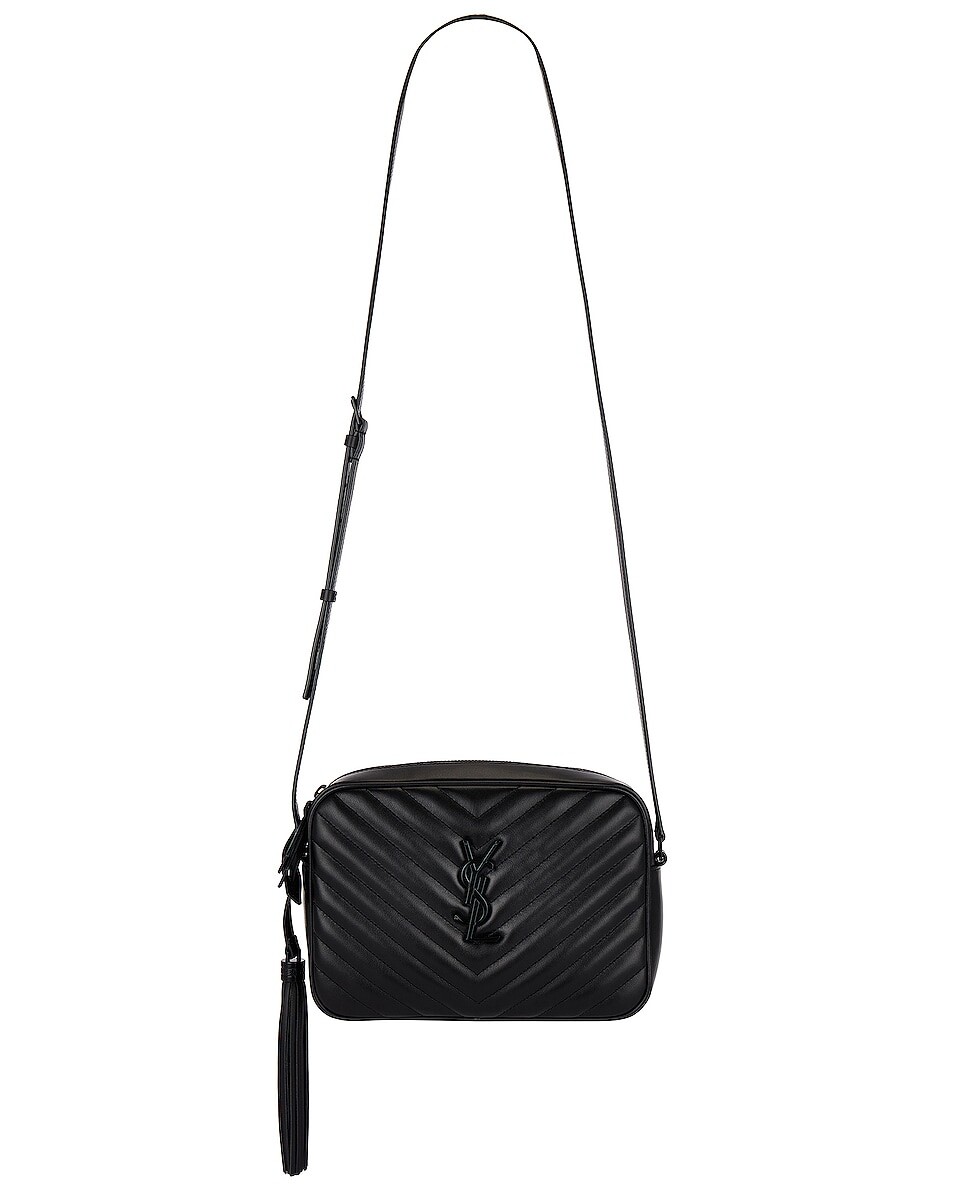 

Сумка Saint Laurent Medium Lou With Pocket, неро
