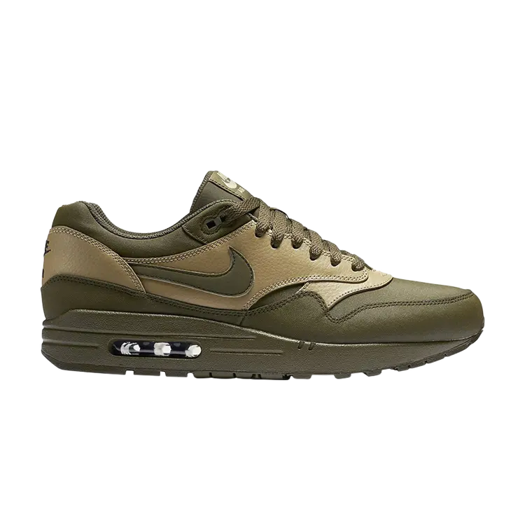 

Кроссовки Nike Air Max 1 LTR Premium 'Dark Loden', зеленый