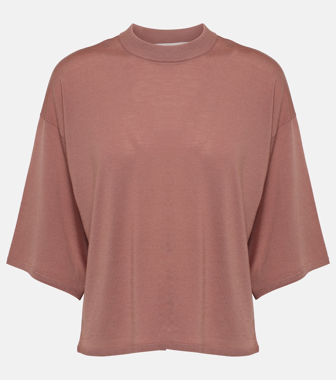 Трикотажная шерстяная футболка quinn Fforme, розовый