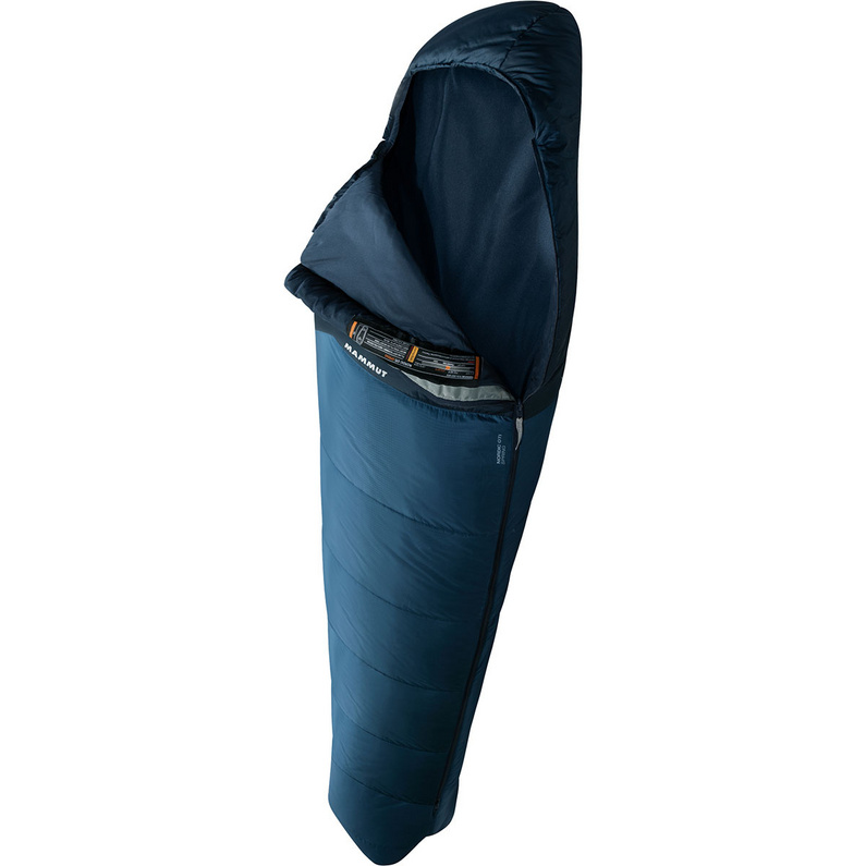 трехсезонный тактический спальный мешок carinthia defence 1 g loft размер l цвет оливковый Спальный мешок Nordic OTI Spring Mammut, синий