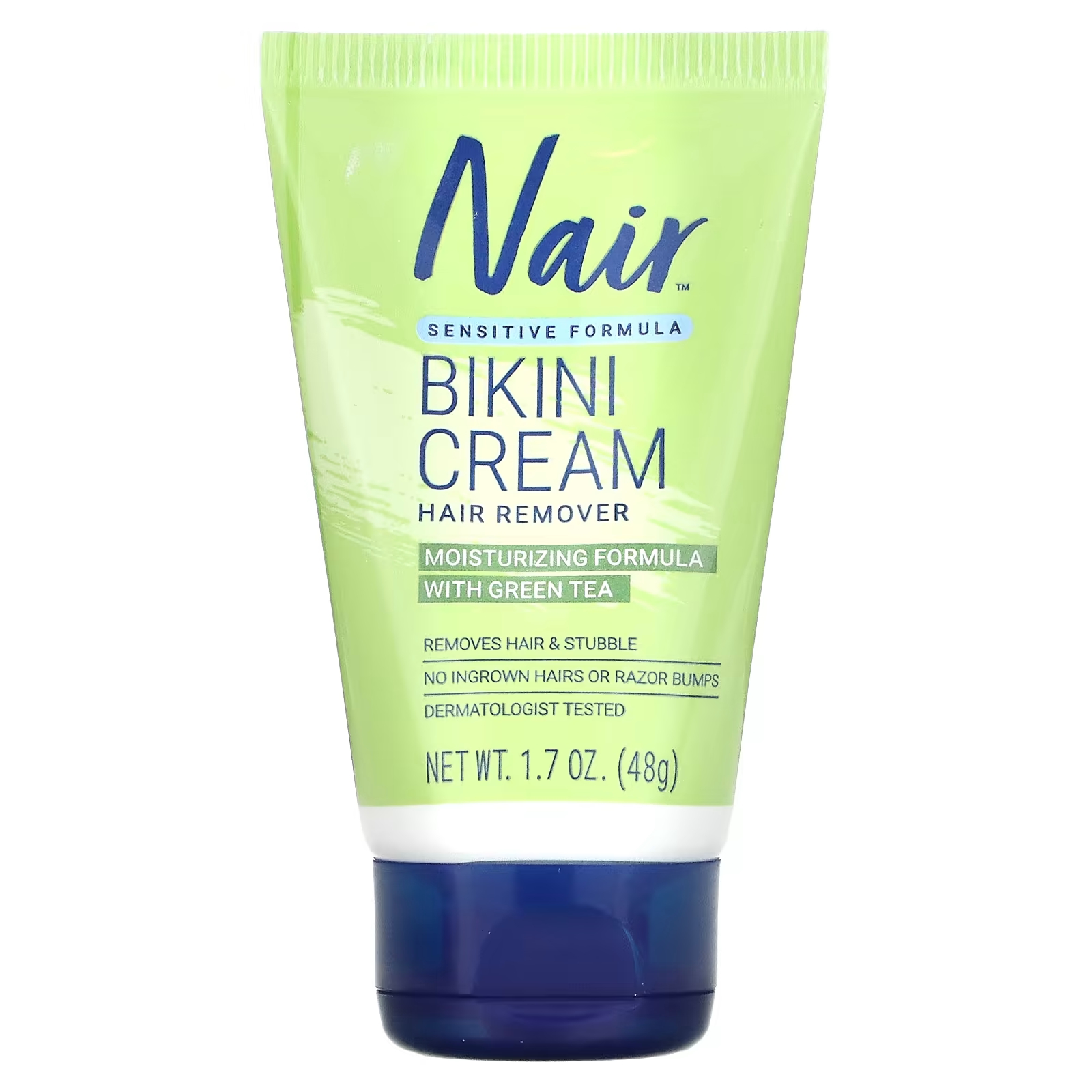 Средство для удаления волос Bikini Cream Sensitive Formula, 1,7 унции (48 г) Nair средство для удаления волос nair