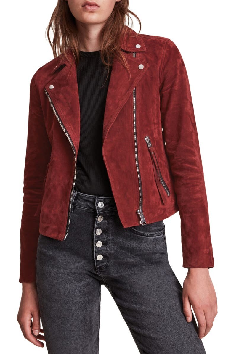 

Замшевая байкерская куртка Dalby ALLSAINTS