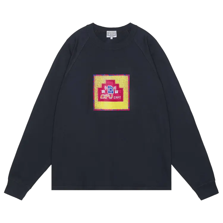 

Футболка Cav Empt Overdye Raglan Heavy Long-Sleeve 'Black', черный