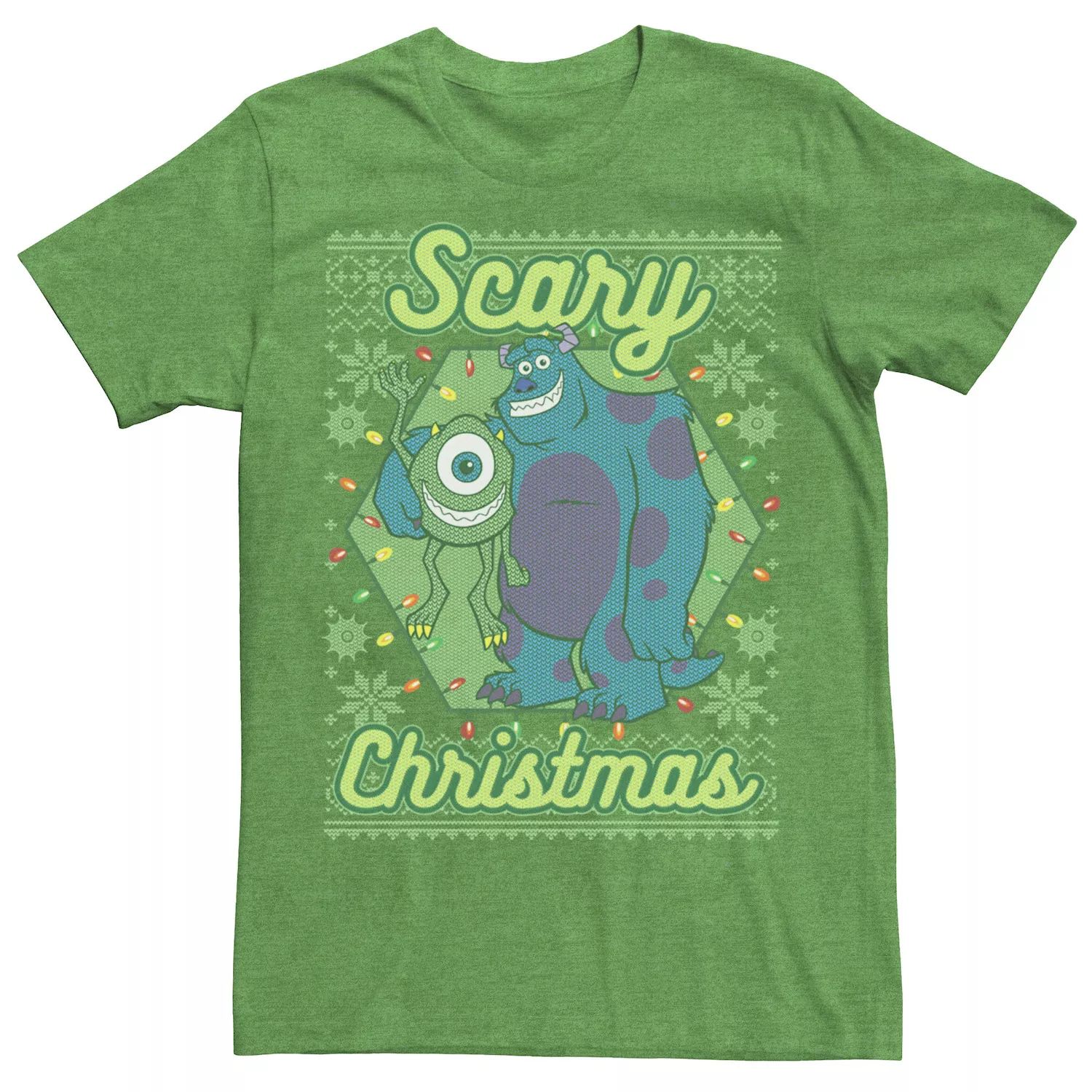 Мужская страшная рождественская футболка Disney/Pixar Monsters University Disney / Pixar