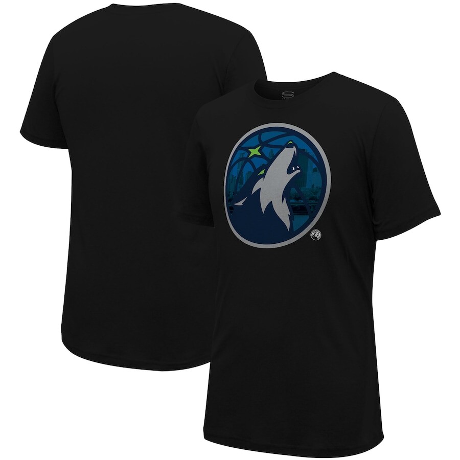 

Футболка с коротким рукавом Stadium Essentials Minnesota Timberwolves, черный