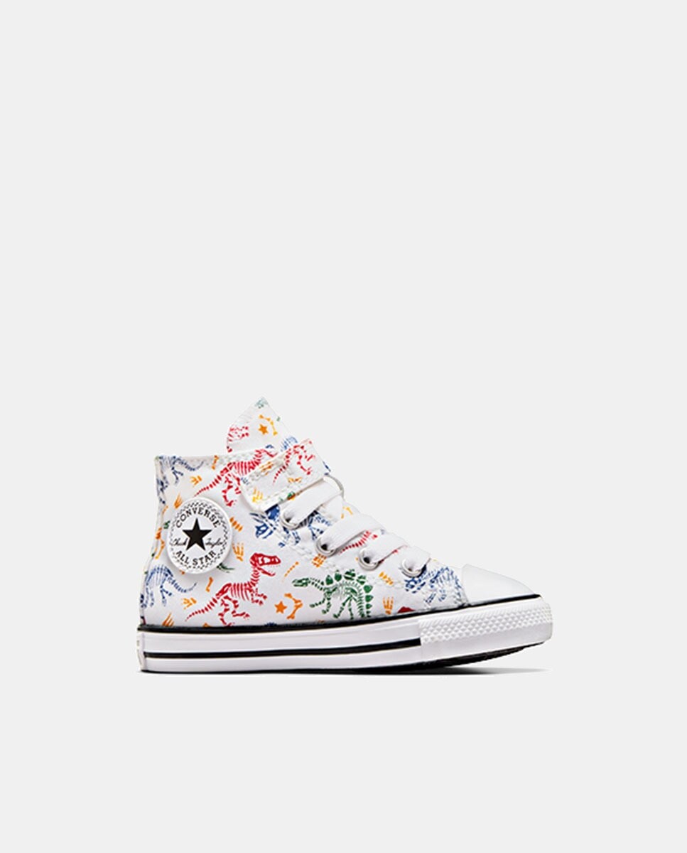 

Повседневные кроссовки для мальчика Chuck Taylor All Star Easy-On Dinos High Canvas Converse Converse, белый