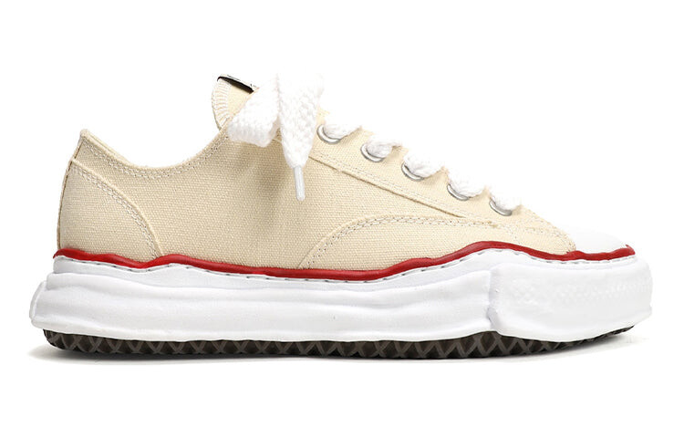 

Кроссовки женские Maison Mihara Yasuhiro Peterson Low-Top, белый / бежевый / красный