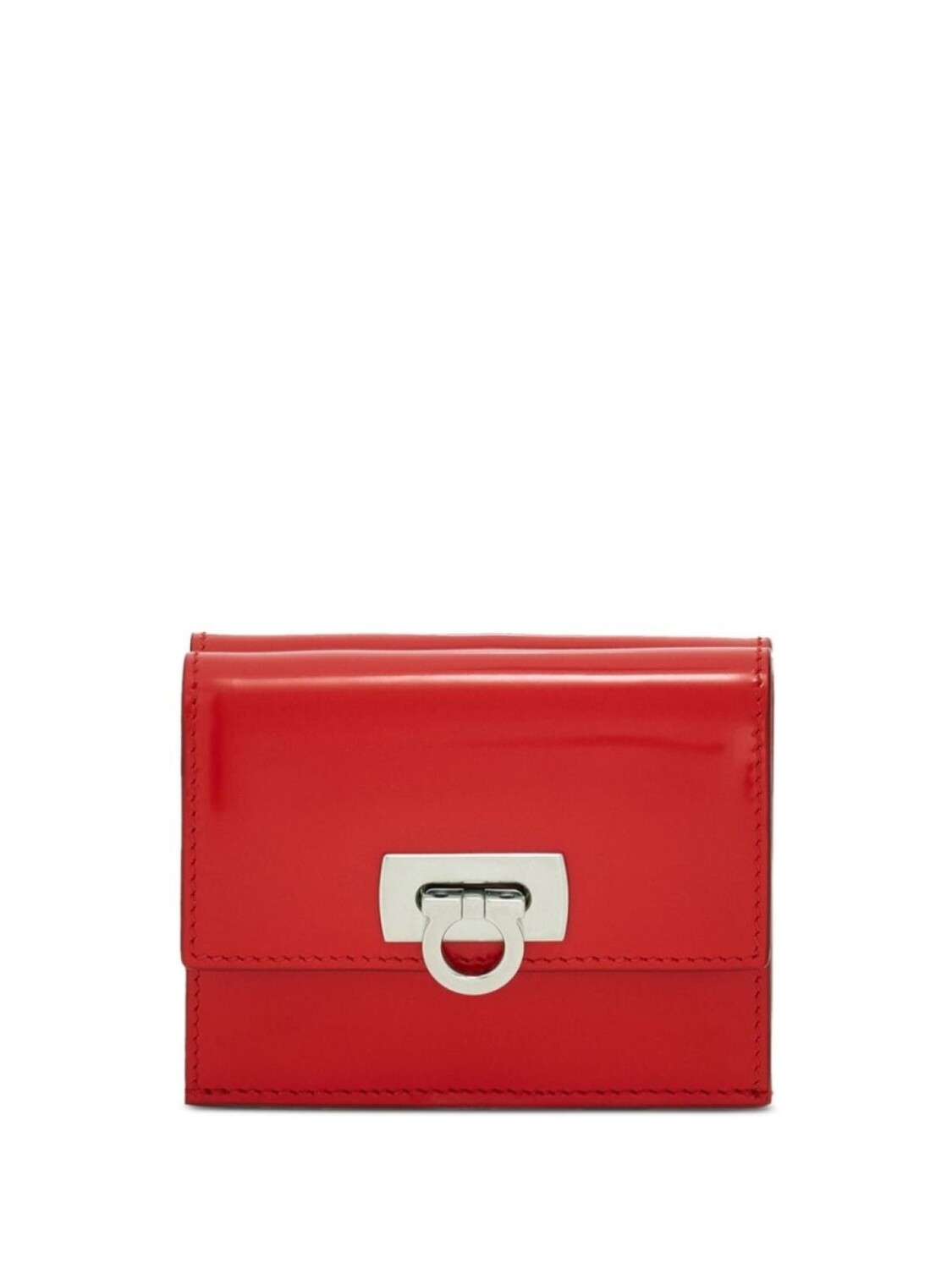 

Ferragamo кошелек с декором Gancini, красный