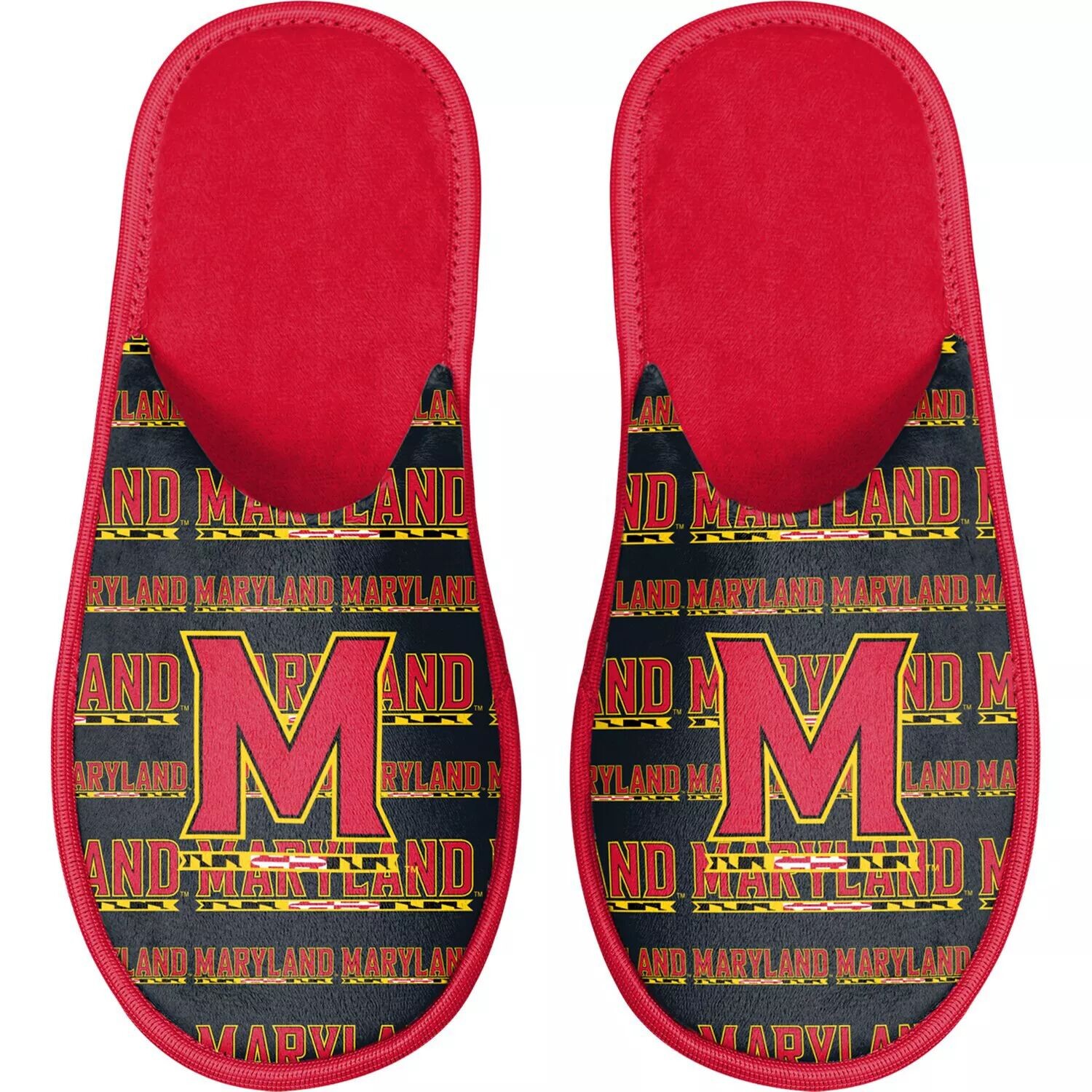 

Мужские шлепанцы с логотипом FOCO Maryland Terrapins Scuff