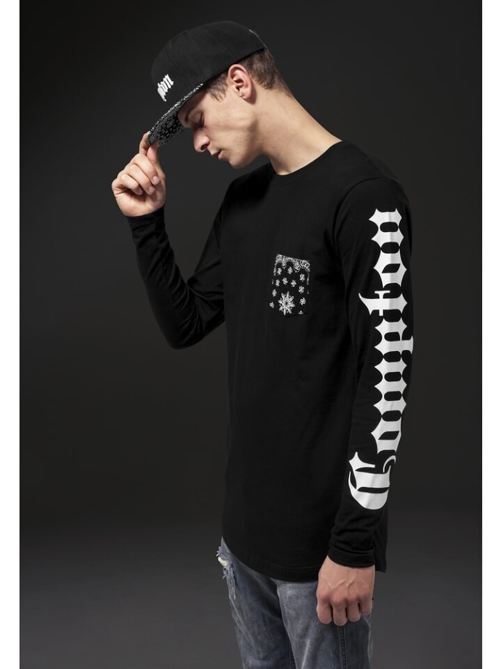 

Лонгслив Mister Tee, черный