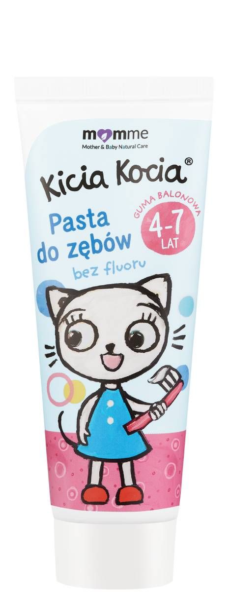 Momme Guma Balonowa 4-7 зубная паста для детей, 50 ml