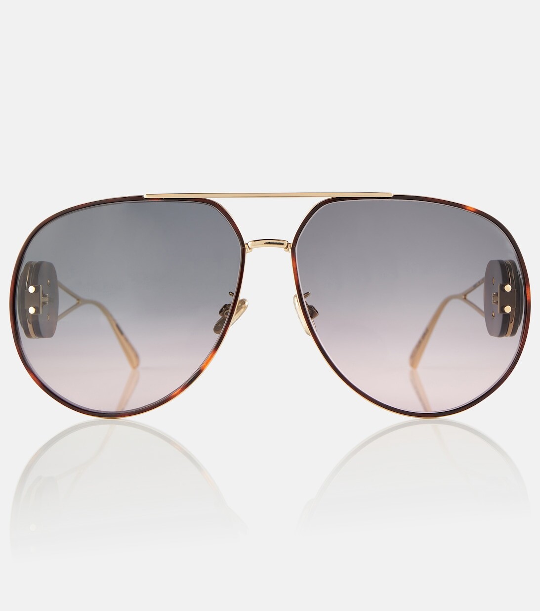 

Солнцезащитные очки-авиаторы DiorBobby A1U Dior Eyewear, коричневый