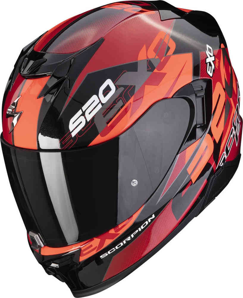 

EXO-520 Evo Шлем с воздушной крышкой Scorpion, черный красный