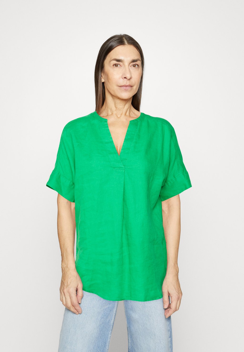 Блузка Marks & Spencer, ярко-зеленый