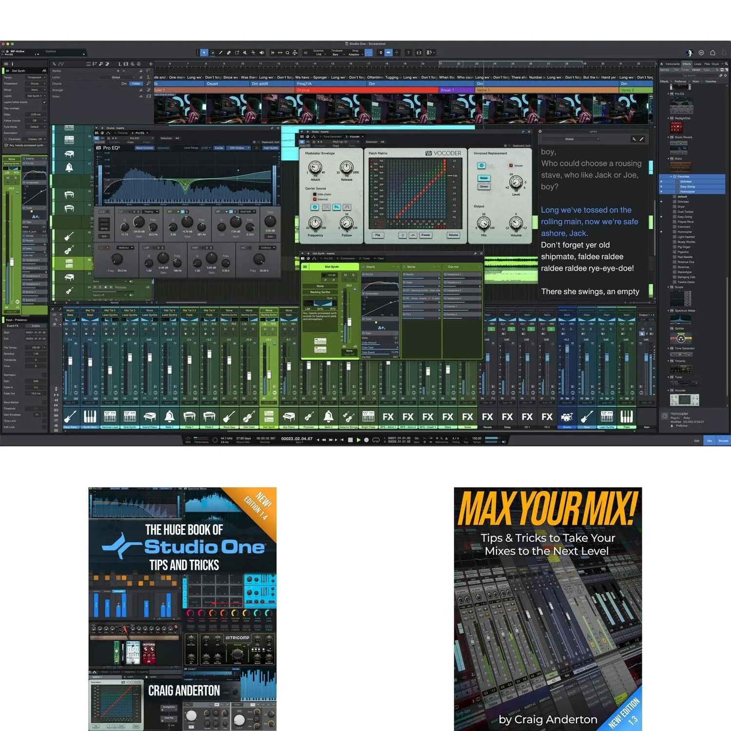 

Комплект профессиональных электронных книг PreSonus Studio One 6