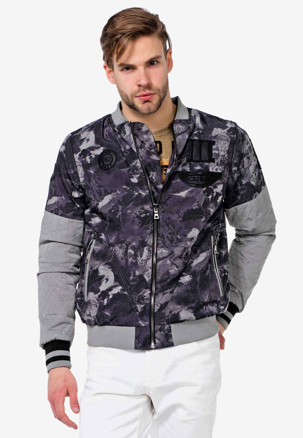 

Куртка Cipo & Baxx Collegejacke, серый